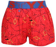 Styx BJ1356 - red, size 6-8 years - Boxer Shorts