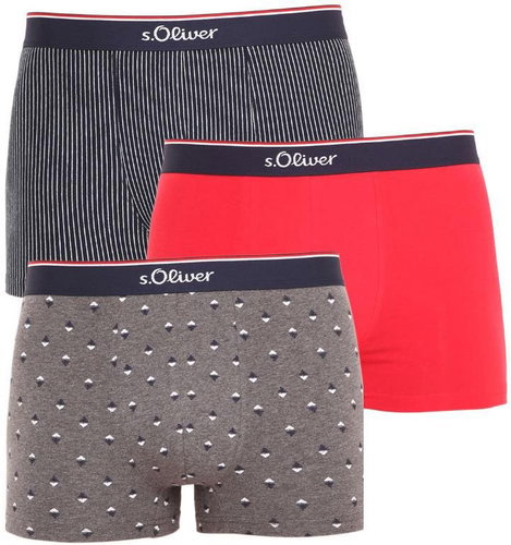 s. Oliver 3Pack JH-35B-35256441, sizing. XL - Boxer Briefs - Main image