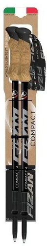 FIZAN COMPACT4 Black - Trekking Poles - Main image