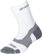 2XU Vectr Light Cushion Crew Socks white/grey, size 46,5 - 48,5 - Compression Socks