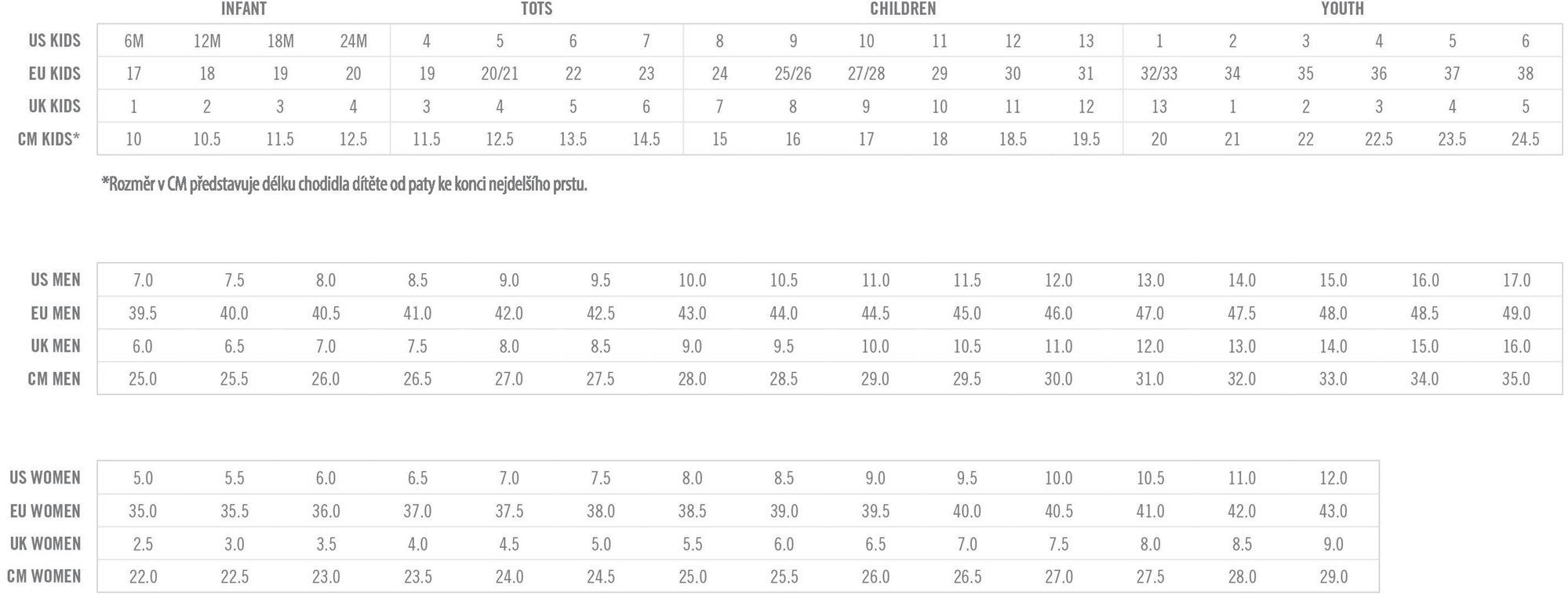 American 8.5 shoe sales size