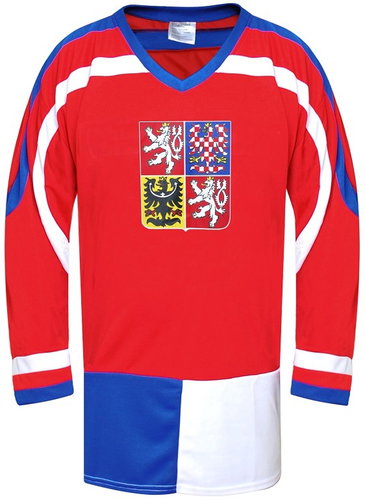Czech Ice Hockey Jersey, Red, size L - Jersey - Main image