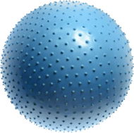 Lifefit - Massage blue gym ball 75 cm - Gym Ball