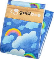 GoldBee Fitness Rubber BeBooty Colorful sky S - Resistance Band