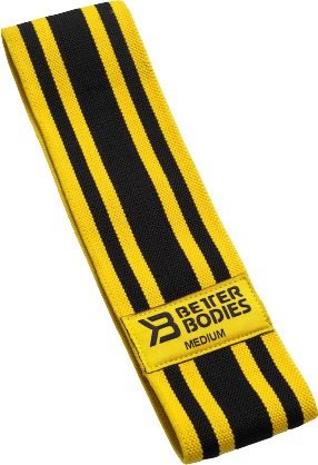 Better Bodies Resistance Rubber - Black/Yellow - Resistance Band - Main image