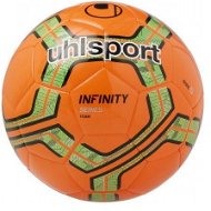 Uhlsport Infinity Team – fluo red/fluo green/black – veľ. 5 - Futbalová lopta