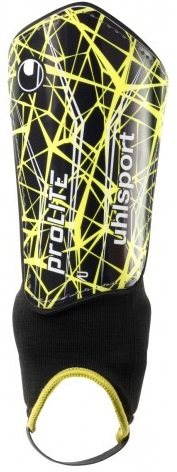 Uhlsport Pro Lite - Black/Fluorescent Yellow XXS - Football Shin Guards - Main image