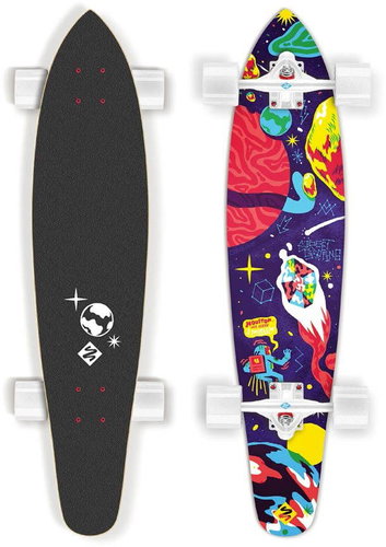 Street Surfing Kicktail 36" Space - artist series - Longboard - Main image