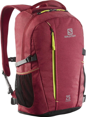 Salomon WANDERER 25 Chino RED / GREEN GECKO - Backpack - Main image