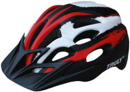 TRULY FREEDOM, size L, Red/Black/White - Bike Helmet