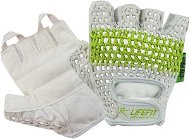Lifefit Fit bielo/zelené - Rukavice na cvičenie