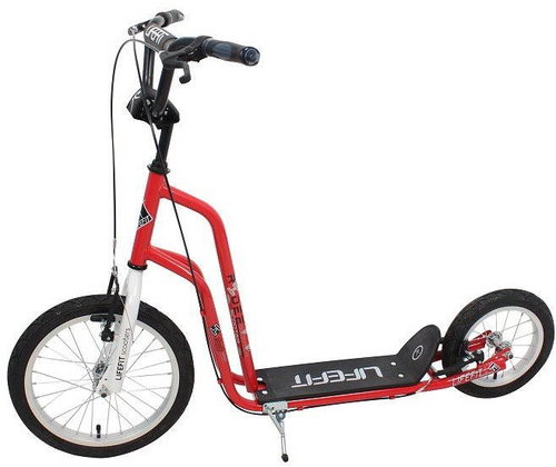 Lifefit Rider 16"/12" červeno/bílá - Koloběžka - Hlavní obrázek