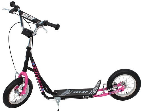 Sulov Niper Cube 12"/12" Black/Pink Main image Sulov Niper Cube 12"/12" Black/Pink - Scooter - Main image