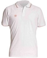 Umbro Tipped Pique Polo White / Dazzling Blue / Fiery vel. M - T-Shirt