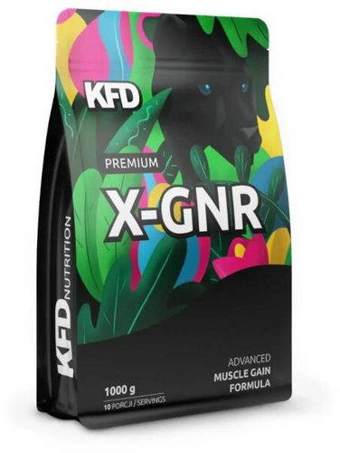 X-gainer 1000 g Banana Strawberry Premium KFD - Gainer - Main image