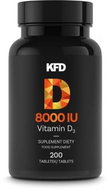 Vitamín D3 8000 IU 200 tablet KFD - Vitamins