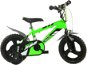 Children's Bike Dino bikes 12 Green R88 - Dětské kolo