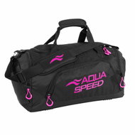 Aqua Speed taška Duffle Bag M 48 × 25 × 29 černá/růžová - Duffel Bag