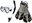Black, L/XL, fins size 42-47, mask, snorkel