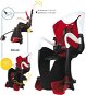 TIGER relax with B, FIX clamp black-red - Children's Bike Seat