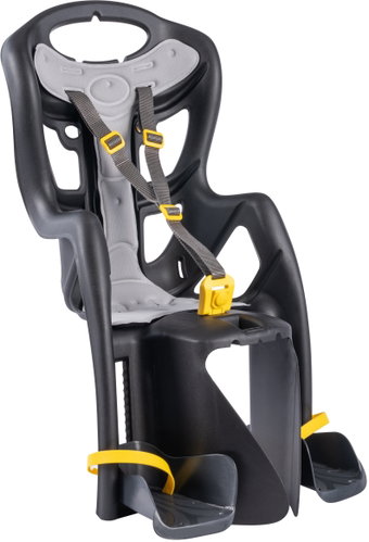 Bellelli PEPE Rear rack mount, black - Children's Bike Seat - Main image