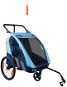 Trailblazer detský kombinovaný vozík za bicykel + kočík pre 2 deti – modrý - Detský vozík za bicykel