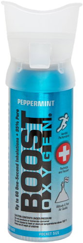 Boost Oxygen Supplemental Oxygen in a Peppermint Can, Small, 12 x 3 L - Portable Oxygen - Main image