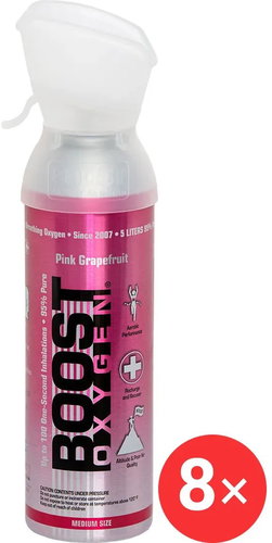 Boost Oxygen Supplemental Oxygen in a Can Pink Grapefruit, Medium, 8 × 5 l - Portable Oxygen - Main image