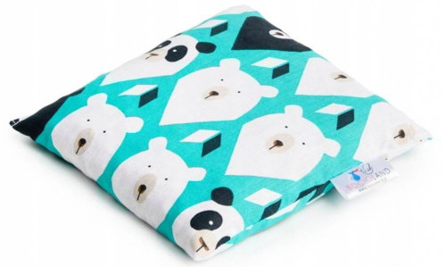 BocioLand, heating pad with cherry pits, Teddy Bears, mint - Warming Pad - Main image