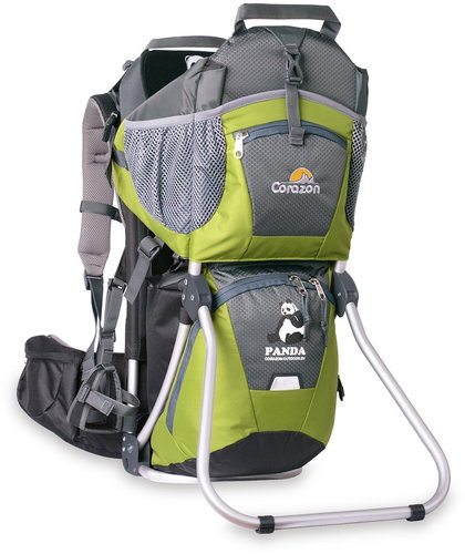 Corazon PANDA green - Baby Carrier Backpack - Main image