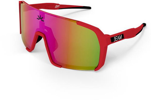 Beam Sky Red, Pink - Cycling Glasses - Main image