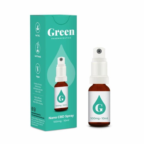 Green Pharmaceutics CBD Nano tincture in a spray 10ml - CBD - Main image
