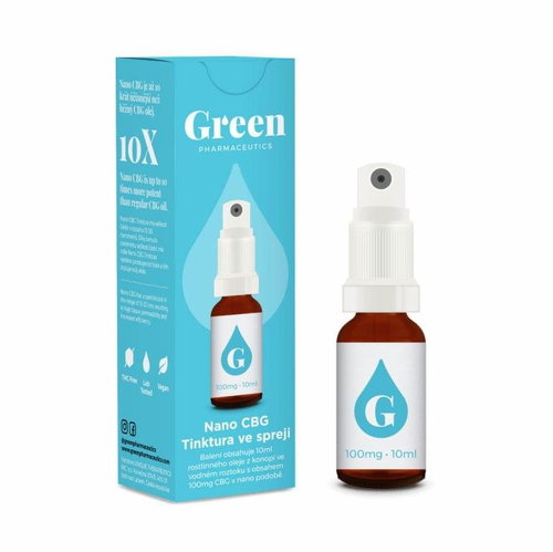 Green Pharmaceutics CBG Nano tincture spray 10ml - CBG - Main image