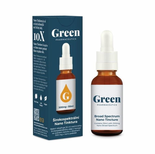 Green Pharmaceutics Broad Spectrum Nano Tincture 30ml - CBD - Main image