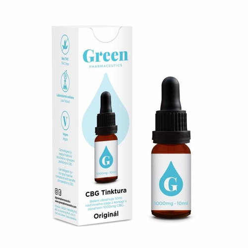 Green Pharmaceutics CBG Tincture Original 1000mg, 10ml - CBG - Main image