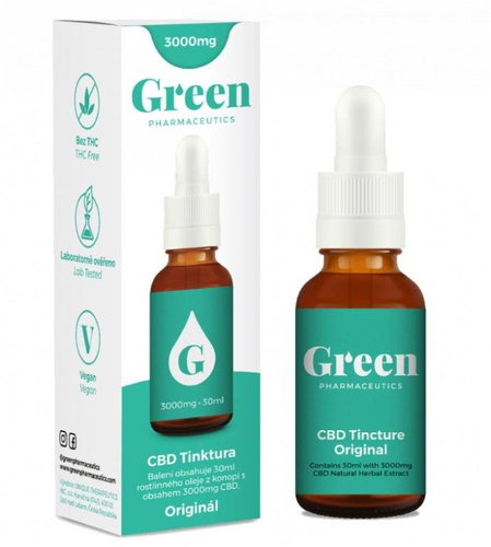 Green Pharmaceutics CBD Tincture Original 3000mg, 30ml - CBD - Main image