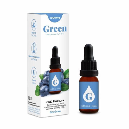 Green Pharmaceutics CBD Tincture Blueberry 1000mg, 10ml - CBD - Main image