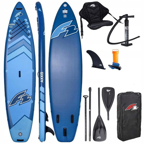 F2 Axxis Special Combo 12'2'' Navy blue - Paddleboard - Main image