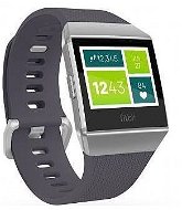 Fitbit Ionic Blue-Grey Silver-Grey - Smart Watch
