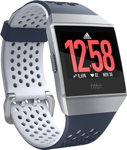Fitbit Ionic adidas Edition - Ink Blue &amp; Ice Grey / Silver Grey - Smart Watch - Main image