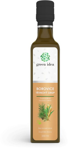GREEN IDEA Borovicový sirup - třtinový 250 ml - Doplněk stravy - Hlavní obrázek