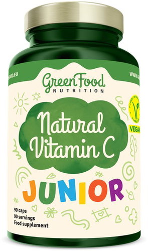 GreenFood Nutrition Junior Natural Vitamin C 90 capsules - Vitamin C - Main image