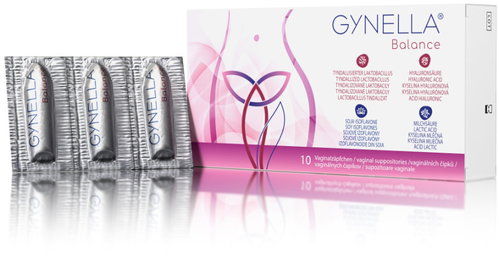 GYNELLA Balance 10 vaginálních čípků Main image GYNELLA Balance 10 vaginálních čípků - Medical Device - Main image