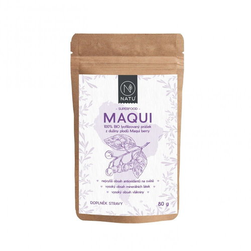 NATU Maqui BIO powder 80 g - Dietary Supplement - Main image