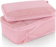 Heys Ecotex Compression Packing Cube 4 pc Set Pink Sand - Packing Cubes