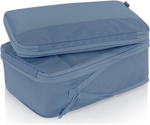 Heys Ecotex Compression Packing Cube 4 pc Set Blue Ocean - Packing Cubes - Main image