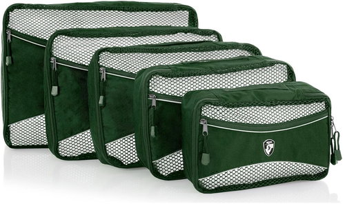 Heys Eco Packing Cube 5 pc Set II Green - Packing Cubes - Main image