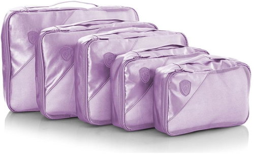 Heys Metallic Packing Cube 5 pc Lilac - Packing Cubes - Main image