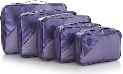 Heys Metallic Packing Cube 5 pc Navy - Packing Cubes - Main image