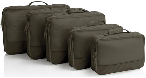 Heys Ecotex Packing Cube 5 pc Set Green Moss - Packing Cubes - Main image